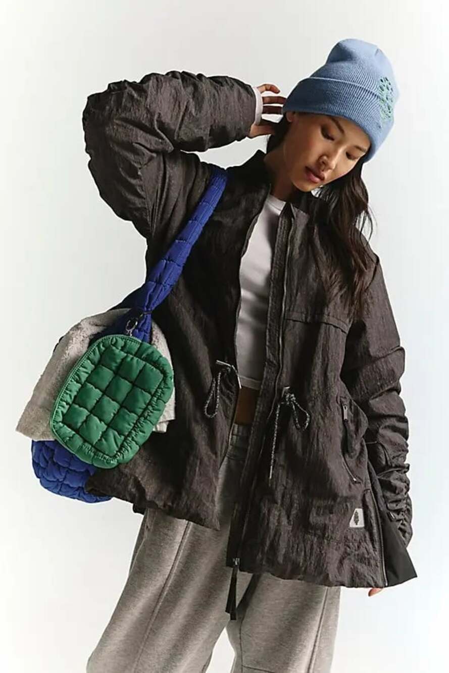NWT FREE PEOPLE Care FP Tricked Out Trek Lightweight Puffer Jacket $368 SMALL